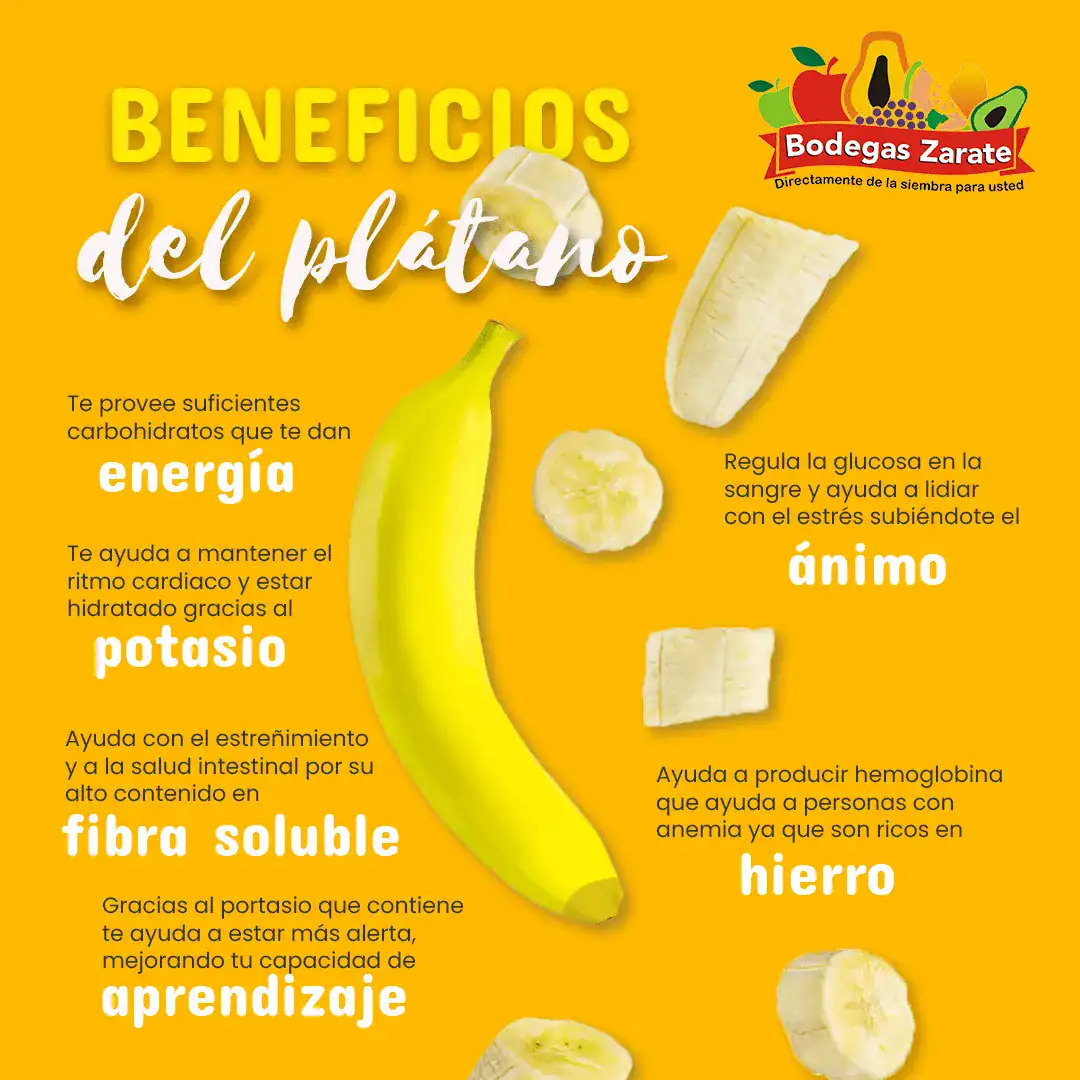 BENEFICIOS DEL PLATANO